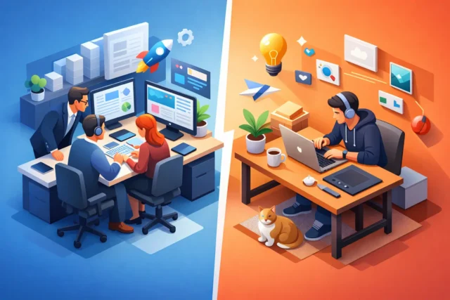 Agencia web versus freelance: ¿cuál elegir?