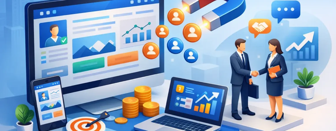 Página web corporativa que genera clientes