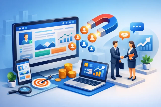 Página web corporativa que genera clientes