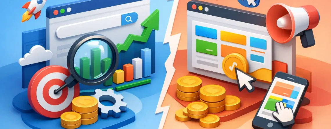 SEO vs Google Ads para captar más clientes