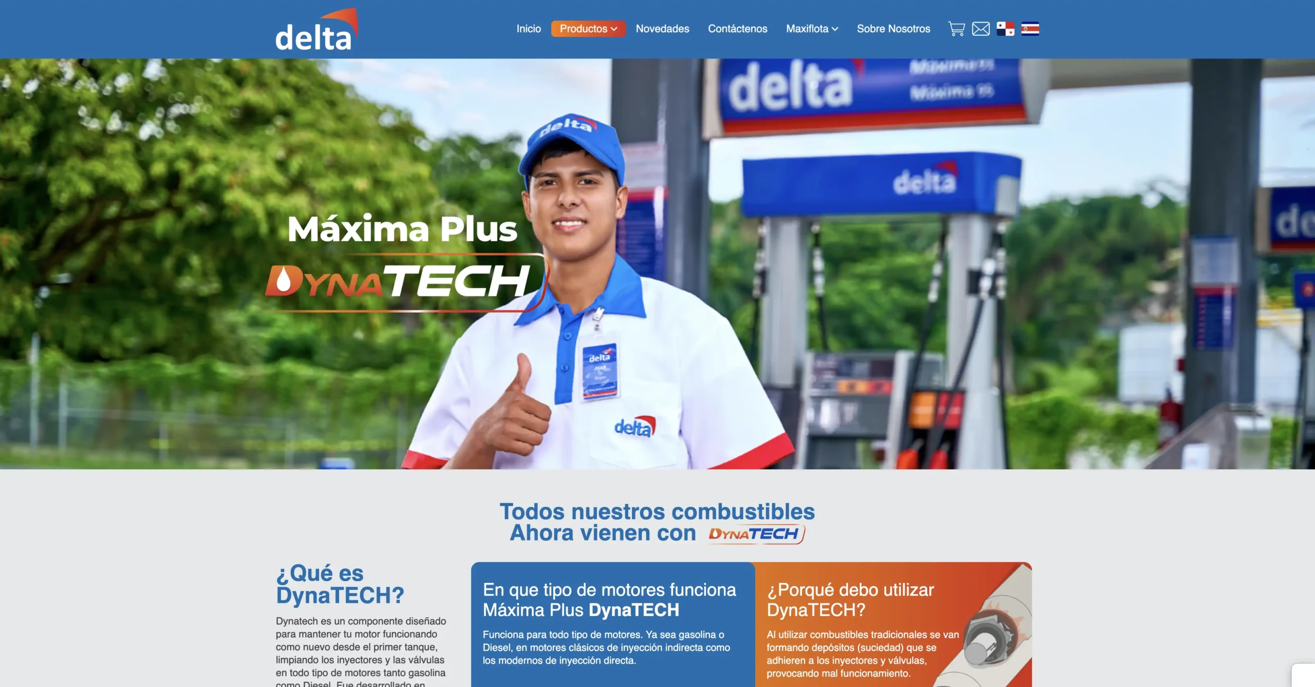 Web corporativa DELTA