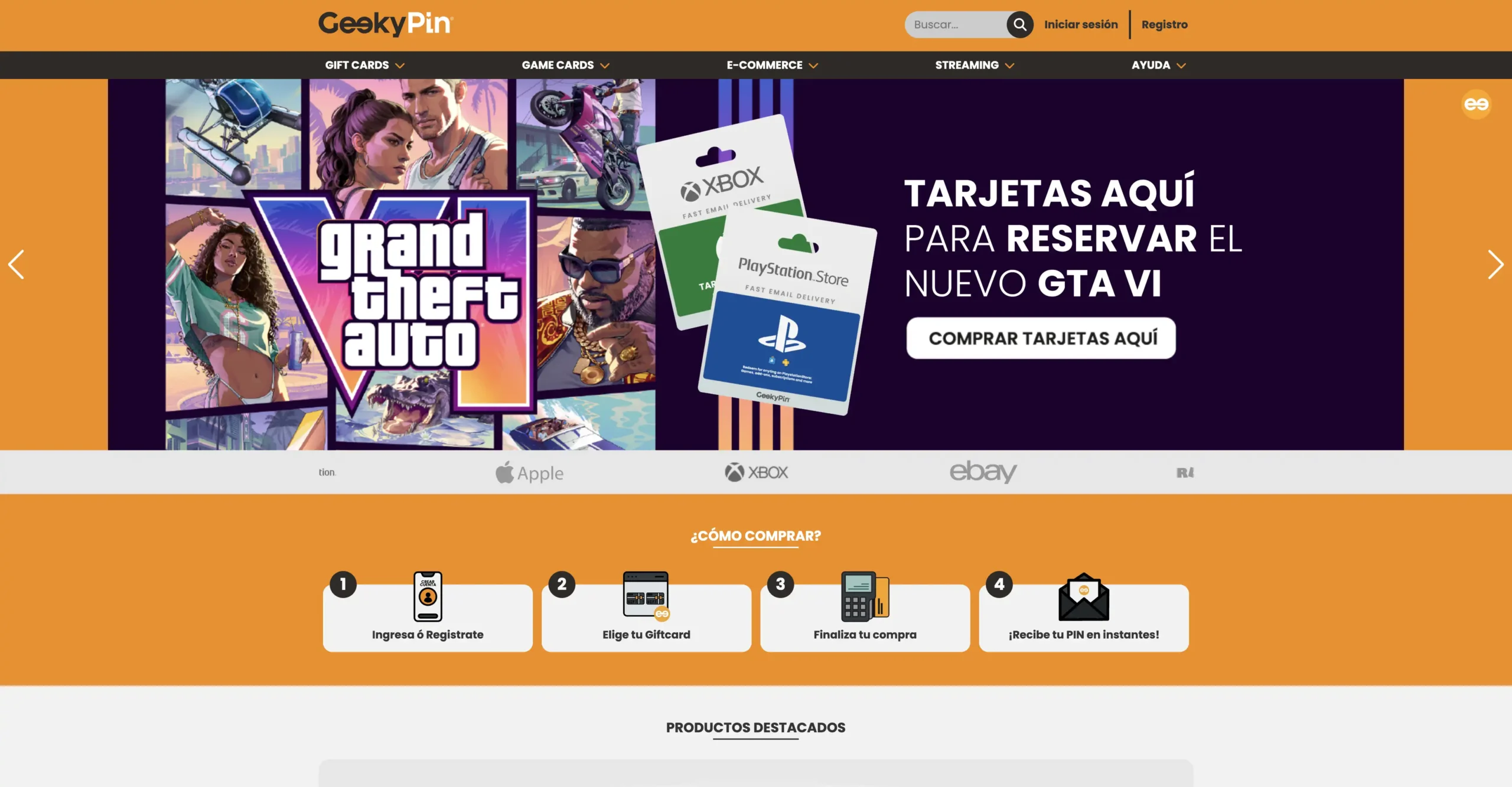 Plataforma Marketplace GeekyPin