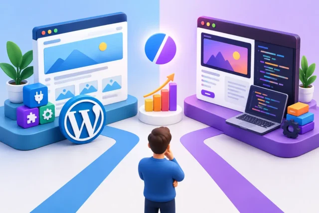 WordPress versus sitio personalizado: ¿cuál vende más?